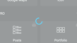 Spinning ring on the toolbar of Elementor